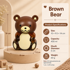Reusable Food-Grade PP + PET Plastic Cartoon Storage Jar