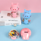 Reusable Food-Grade PP + PET Plastic Cartoon Storage Jar
