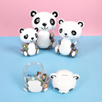 Reusable Food-Grade PP + PET Plastic Cartoon Storage Jar