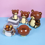 Reusable Food-Grade PP + PET Plastic Cartoon Storage Jar