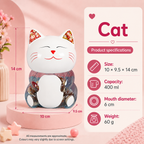 Reusable Food-Grade PP + PET Plastic Cartoon Storage Jar