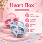 Reusable Food-Grade PP + PET Plastic Cartoon Storage box