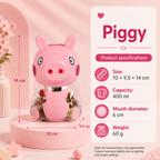 Reusable Food-Grade PP + PET Plastic Cartoon Storage Jar