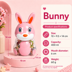 Reusable Food-Grade PP + PET Plastic Cartoon Storage Jar